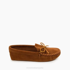Minnetonka España | Minnetonka suela blanda con cordones de cuero 4PZP360 marrón hombres