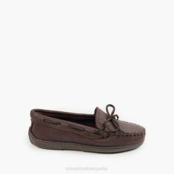 Minnetonka Zapatos | Minnetonka clásico de piel de alce 4PZP108 chocolate mujer