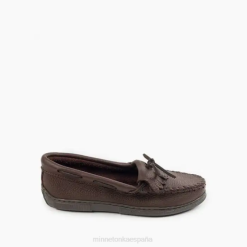 Minnetonka Zapatos | Minnetonka kilty de piel de alce 4PZP113 chocolate mujer