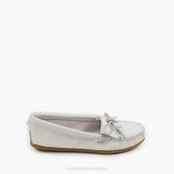 Minnetonka Zapatos | Minnetonka kilty de piel de venado 4PZP98 blanco mujer