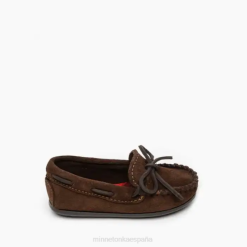 Minnetonka Zapatos | Minnetonka mocasín de barco 4PZP456 chocolate niños
