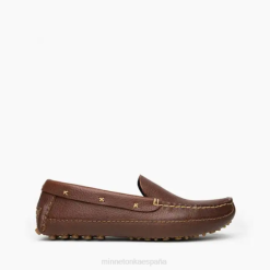Minnetonka Zapatos | Minnetonka p.w. mocasín de conducción 4PZP394 marrón hombres